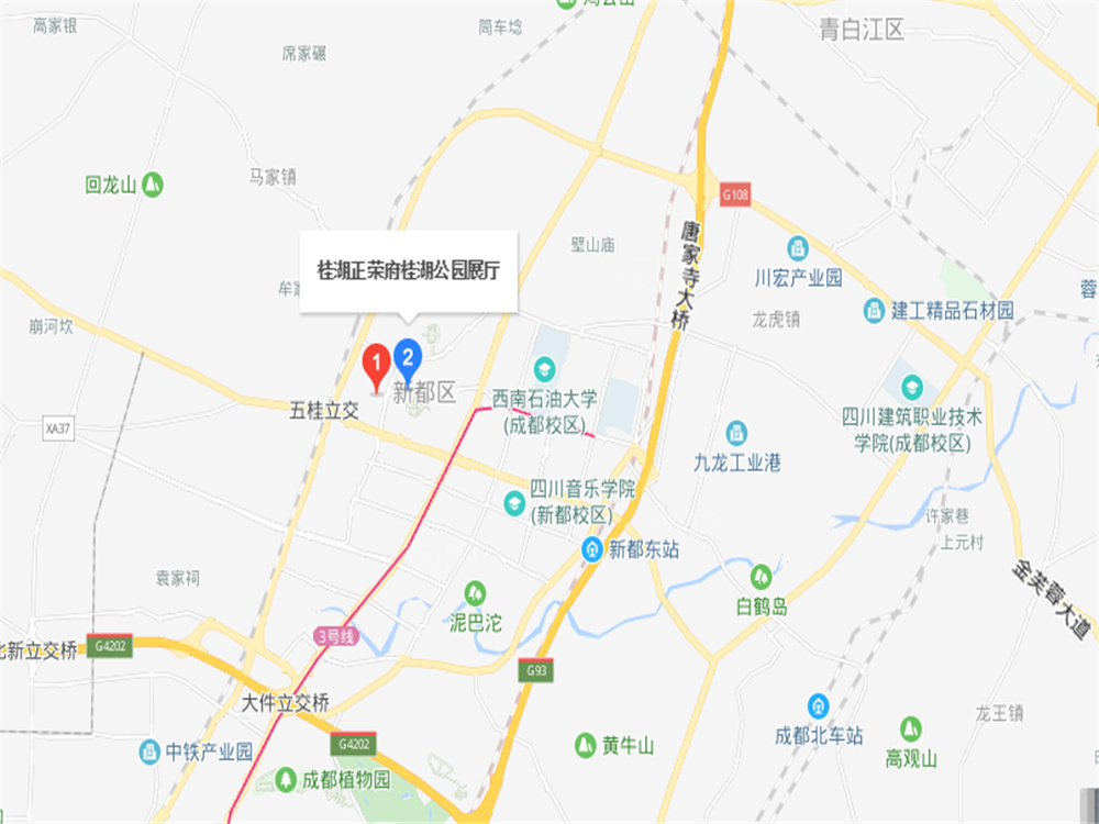 桂湖正荣府位置图