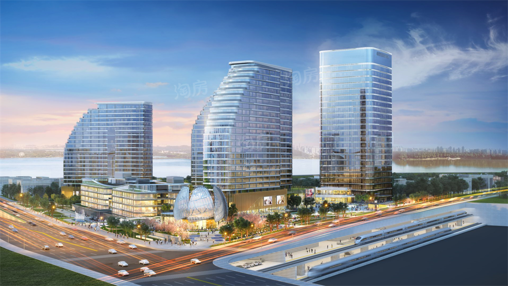 金融街(东湖)中心建面约70㎡-200㎡户型待售中！