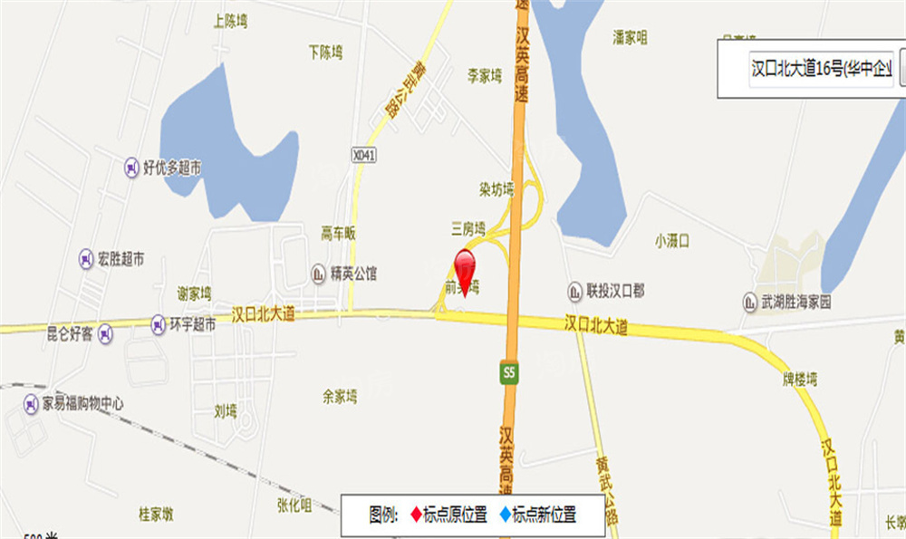 华中企业城金寓商业街位置图