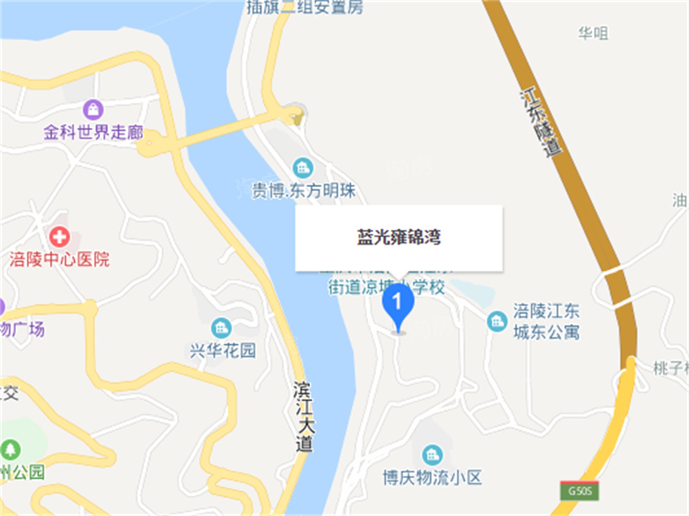 蓝光雍锦湾位置图
