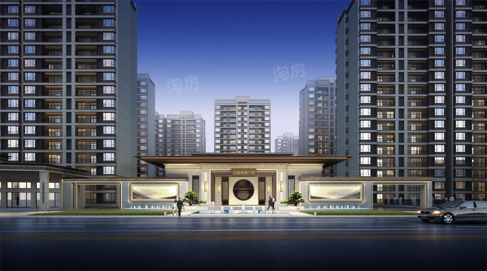 日盛湖湘悦府效果图