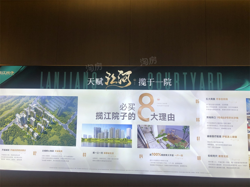 城投揽江院子实景图