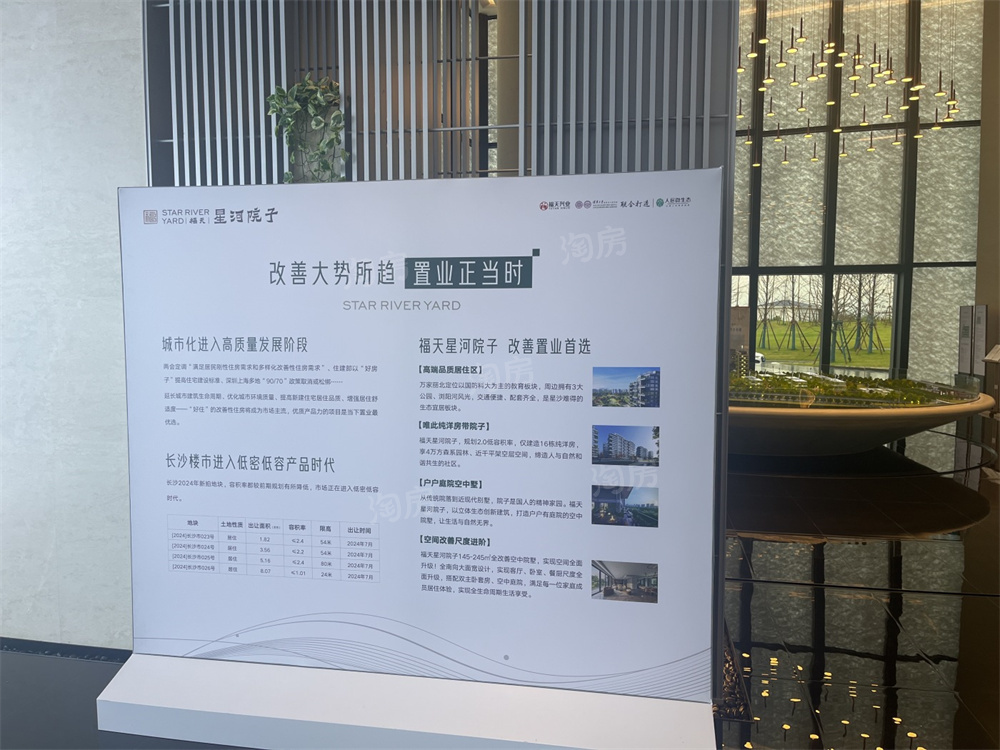 福天星河院子实景图