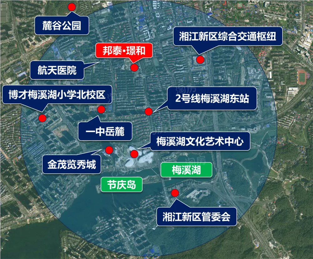 邦泰璟和位置图
