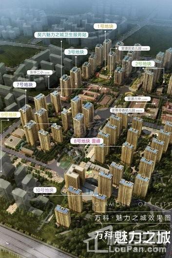 万科V+公寓|魅力之城效果图