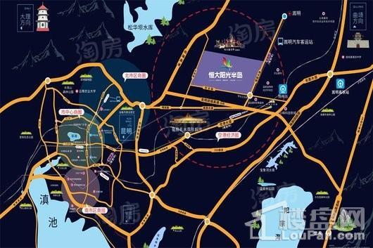 恒大阳光半岛位置图