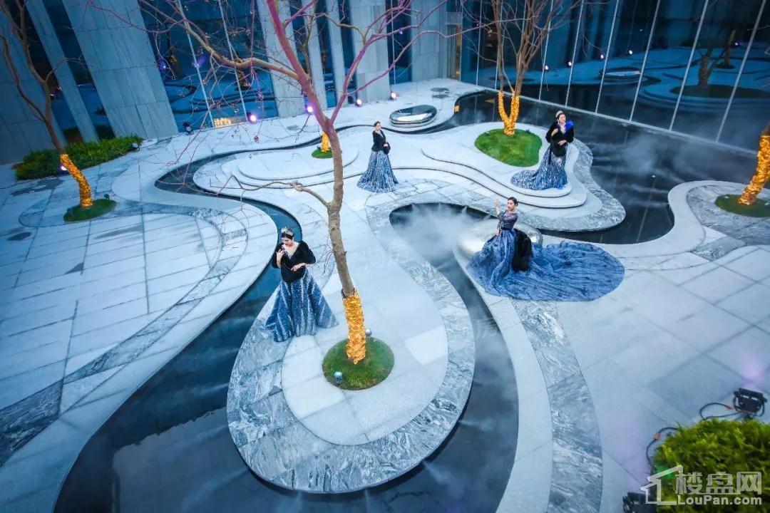 金地中梁为世界筑江湾实景图