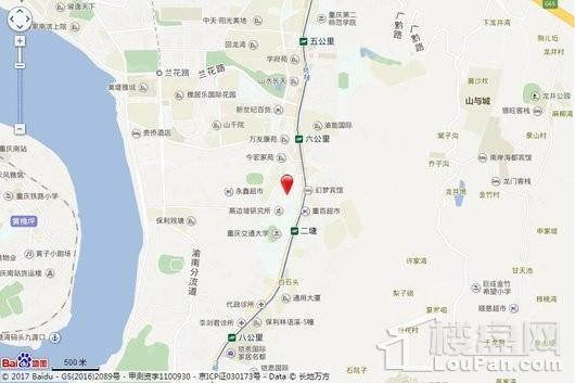 中梁百悦汇位置图