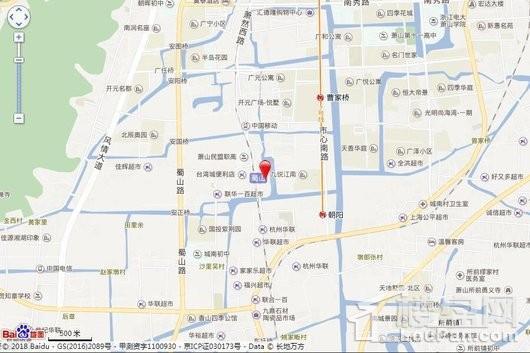 融信旭辉湘湖悦章位置图