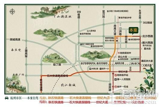 中铁九逸位置图