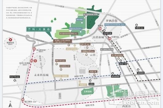 万科大溪谷位置图