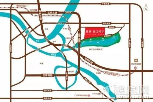新城·鹿江风华位置图