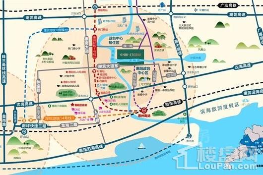 中洲公园城位置图