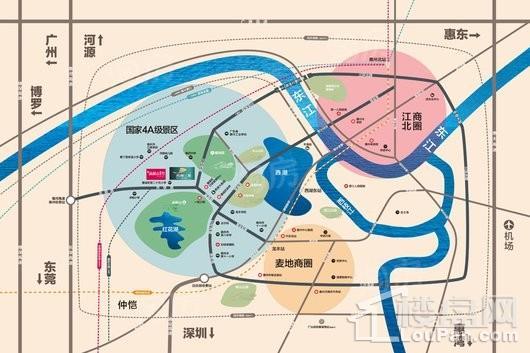 深业西湖三里位置图