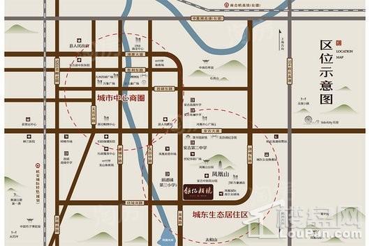 银亿朗境位置图