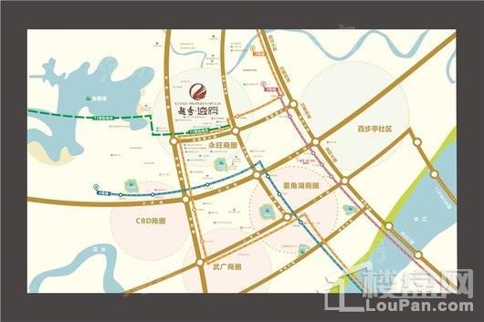 越秀逸府位置图