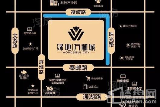 绿地万和城位置图