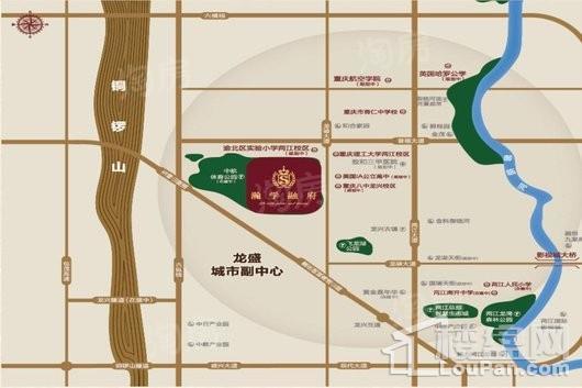 瀚学融府位置图