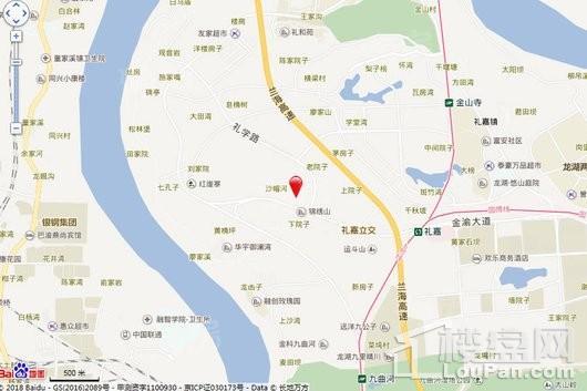 碧桂园金茂金科樾千山位置图