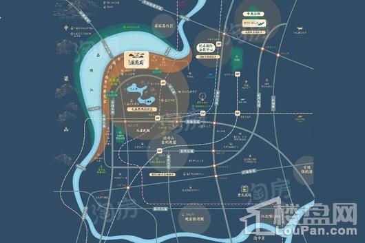 雅居乐滨爵府位置图