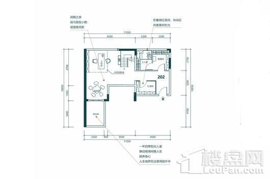 海伦堡·熙岸2号楼B户型1 5室2厅3卫1厨