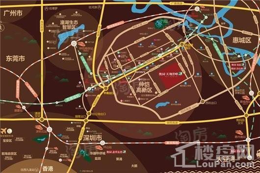 奥园·天翔誉峰位置图