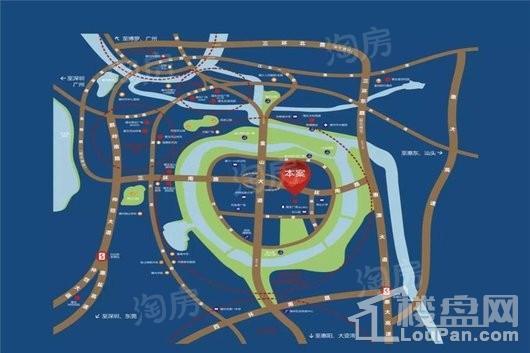 隆生金山湖中心位置图