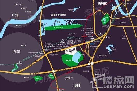 万象湖花园位置图