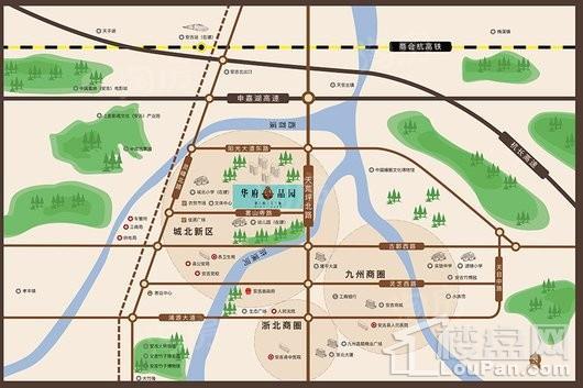 华府天地·晶园位置图