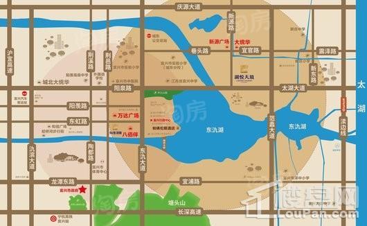 碧桂园湖悦天境项目位置图