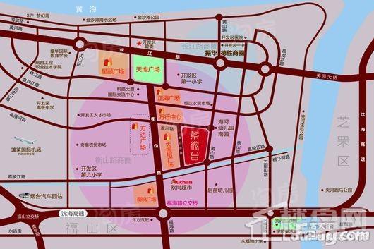 紫微台商铺位置图