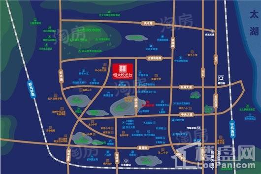 长兴恒大悦龙台位置图