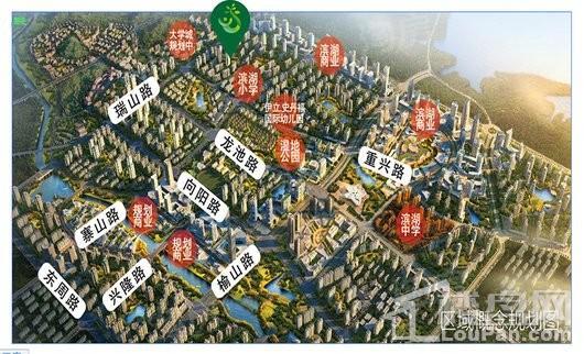 恒地·锦秀园位置图