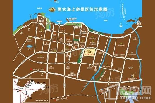 烟台恒大海上帝景位置图