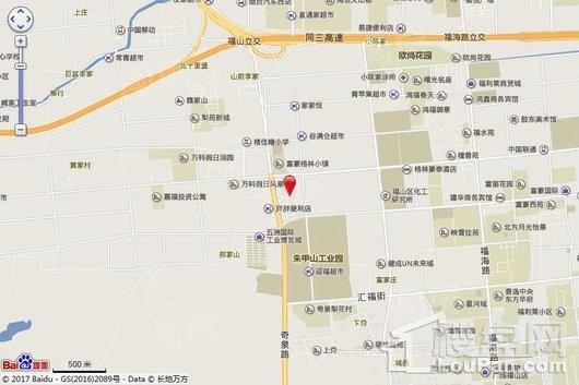 中海悦公馆商铺位置图