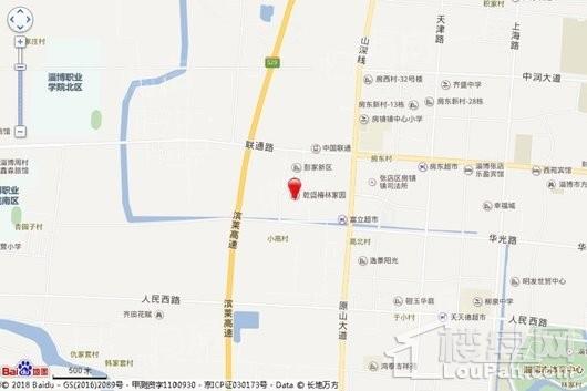 乾盛·椿林佳园二期位置图