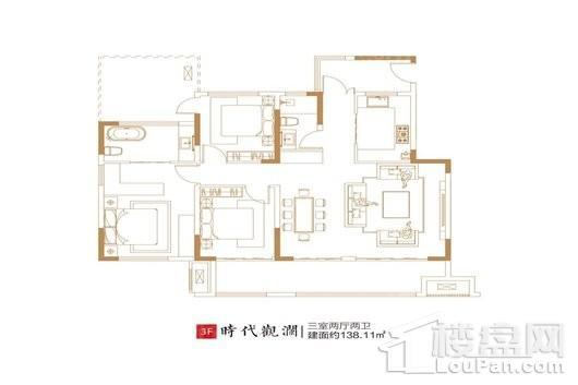 明发·桃花源著3室2厅2卫