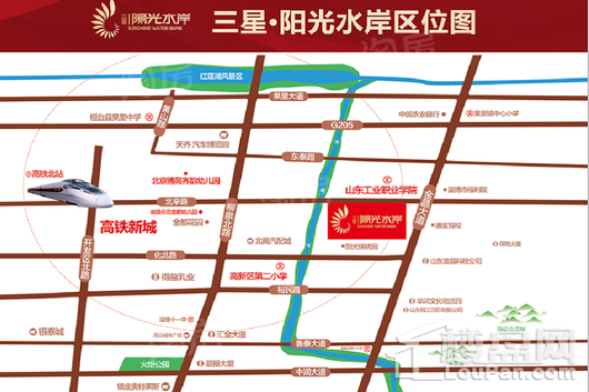 三星阳光水岸位置图