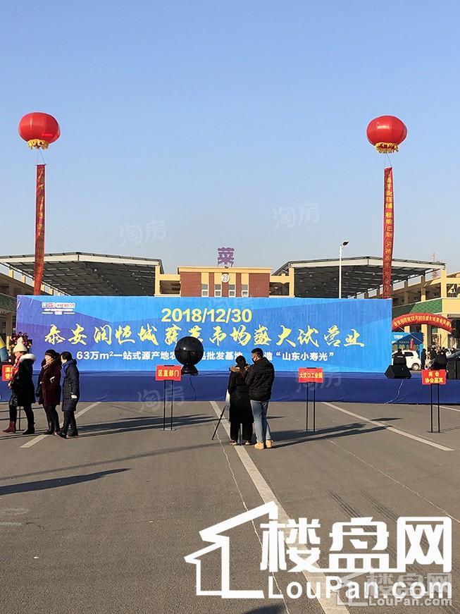 泰安润恒城实景图