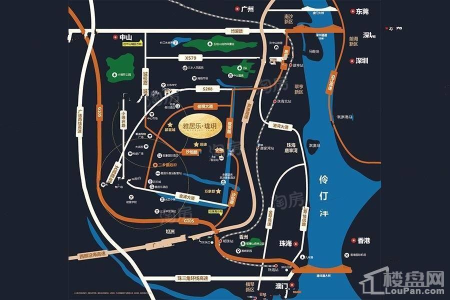 雅居乐珑玥位置图