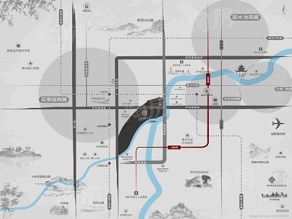 万科·翡翠滨江位置图