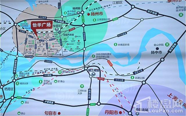 万博中星城怡华广场位置图