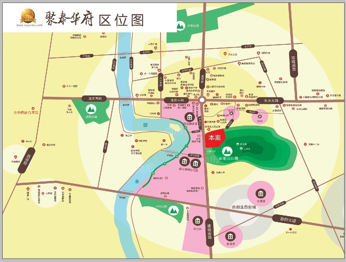 聚泰华府位置图