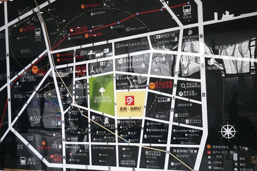 龙创·新世纪位置图