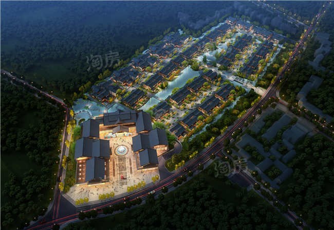 束河秘境国际康养度假区效果图