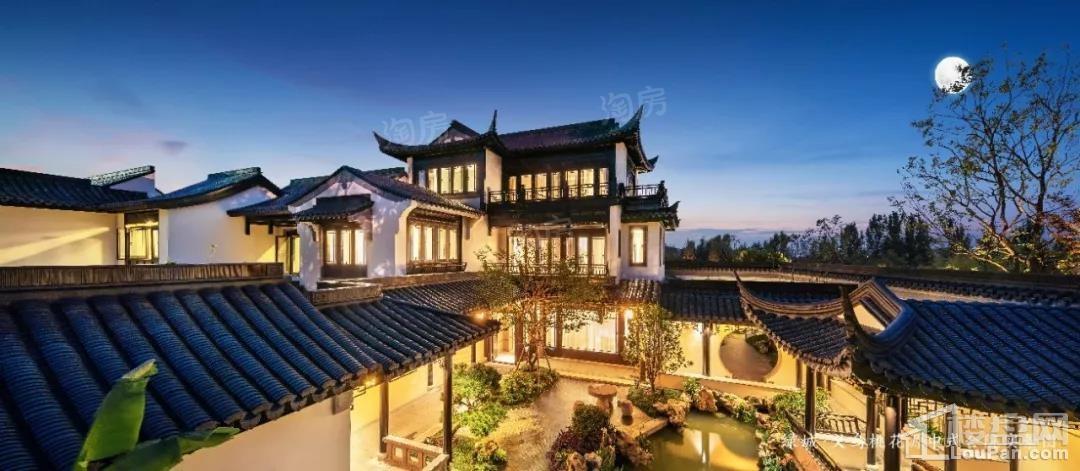 绿城义乌桃花源实景图