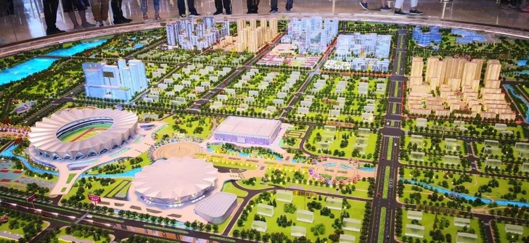 绿城西安全运村实景图