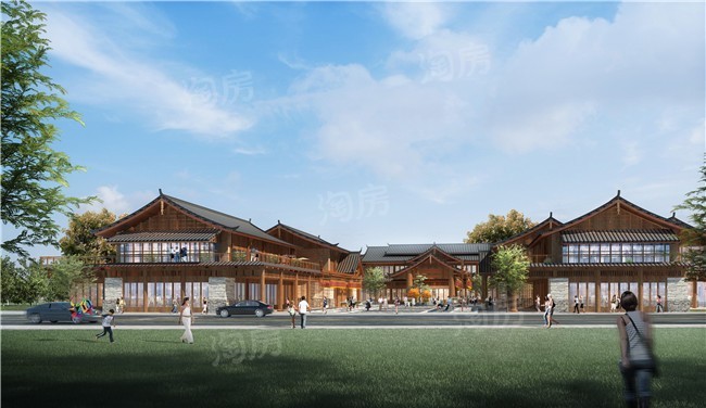 束河秘境国际康养度假区效果图