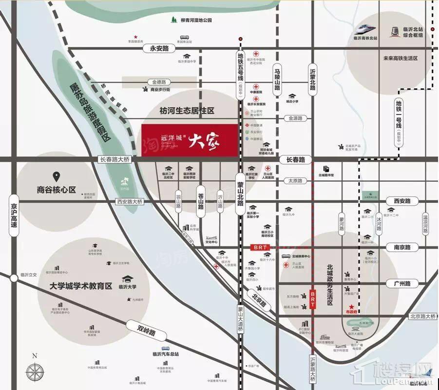远洋城大家位置图