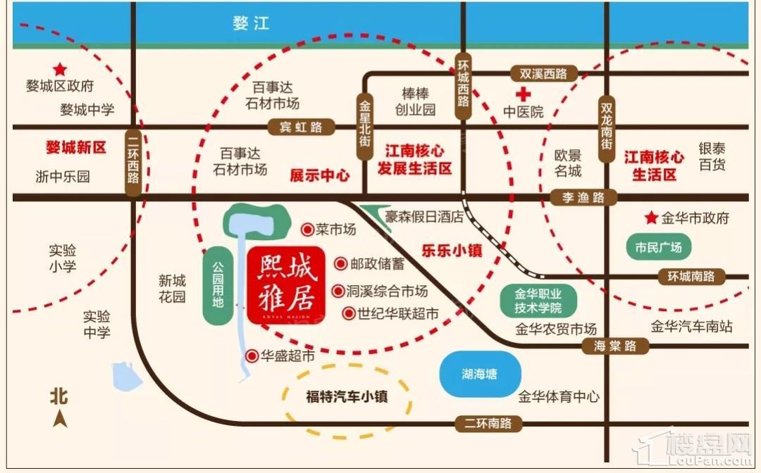 熙城雅居位置图